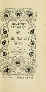 Cover of: His native wife.