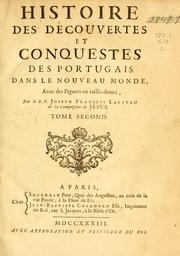 Histoire des découvertes et conquestes des Portugais dans le nouveau monde by Joseph-François Lafitau