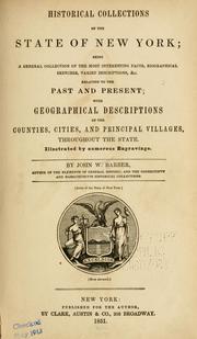 Cover of: Historical collections of the state of New York: being a general collection of the most interesting facts, biographical sketches, varied descriptions, &c. relating to the past and present : with geographical descriptions of the counties, cities, and principal villages throughout the state