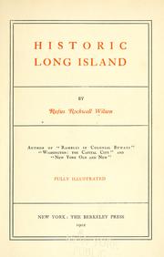 Cover of: Historic Long Island