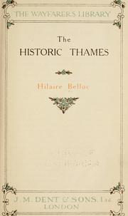Cover of: The  historic Thames.