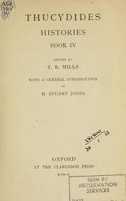 Cover of: Histories, Book 4.: Edited by T.R. Mills.  With a general introd. by H. Stuart Jones.