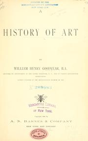 Cover of: A history of art.