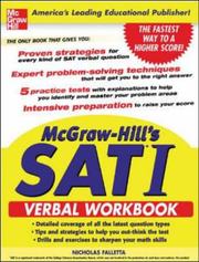 Cover of: McGraw-Hill's Conquering the New SAT Critical Reading by Nicholas Falletta