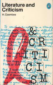 Cover of: Literature and Criticism by H. Coombes, H. Coombes