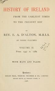 Cover of: History of Ireland.