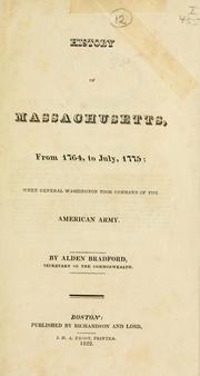 Cover of: History of Massachusetts