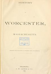 Cover of: History of Worcester, Massachusetts. by 