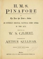 Cover of: H.M.S. Pinafore by Sir Arthur Sullivan