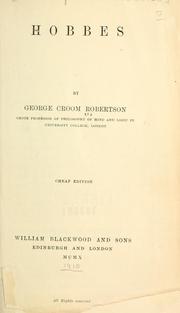 Hobbes by George Croom Robertson
