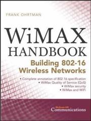 Cover of: WiMAX Handbook (McGraw-Hill Communications) by Frank Ohrtman