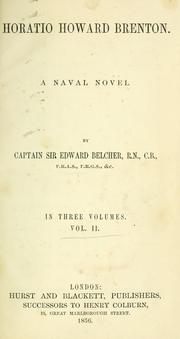 Cover of: Horatio Howard Brenton: a naval novel.