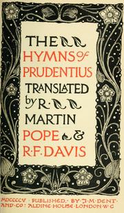Cover of: The hymns of Prudentius