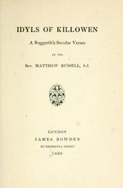 Idyls of Killowen by Russell, Matthew
