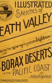 Cover of: Illustrated sketches of Death Valley and other borax deserts of the Pacific Coast.