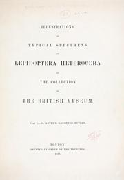 Cover of: Illustrations of typical specimens of Lepidoptera Heterocera in the collection of the British Museum. by British Museum (Natural History). Department of Zoology