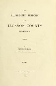 Cover of: illustrated history of Jackson County, Minnesota