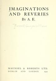 Cover of: Imaginations and reveries