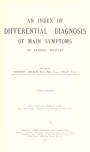 An index of differential diagnosis of main symptoms by Herbert French