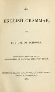 Cover of: An English grammar