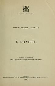 Cover of: Literature by 