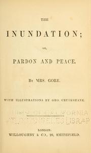 Cover of: The inundation by Catherine Gore