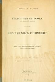 Cover of: Select list of books by Library of Congress. Division of Bibliography.