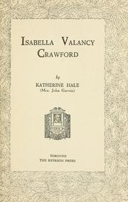 Cover of: Isabella Valancy Crawford