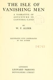 Cover of: The isle of vanishing men by William Fisher Alder