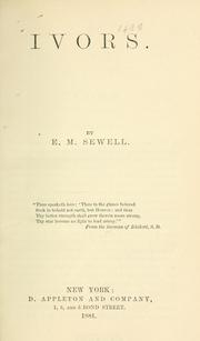 Cover of: Ivors. by Elizabeth Missing Sewell