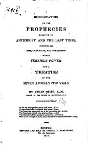 Cover of: A Dissertation on the Prophecies Relative to Antichrist and the Last Times ...