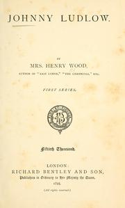 Cover of: Johnny Ludlow by Mrs. Henry Wood