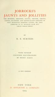 Cover of: Jorrocks's jaunts and jollities by Robert Smith Surtees