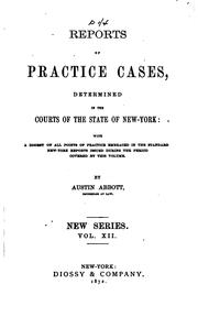 Cover of: Reports of Practice Cases, Determined in the Courts of the State of New York