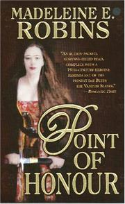 Cover of: Point of Honour (Sarah Tolerance) by Madeleine E. Robins