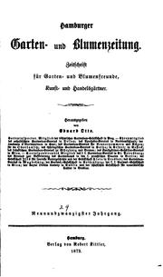 Cover of: Neue allgemeine deutsche Garten- und Blumenzeitung by Rudolph Mettler, Eduard Otto