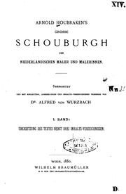 Cover of: Arnold Houbraken's grosse Schouburgh der niederländischen Maler und Malerinnen