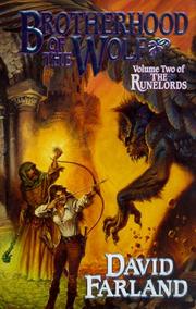 Cover of: Brotherhood of the Wolf (The Runelords, Book Two)
