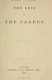 Cover of: Keys of the creeds.
