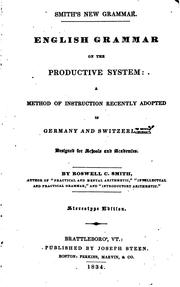Cover of: English Grammar on the Productive System