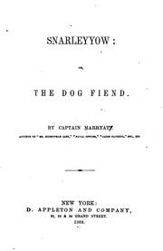 Cover of: Snarleyyow; Or, The Dog Fiend