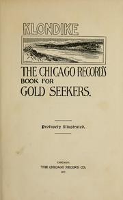 Cover of: Klondike. | Chicago Record Co., publishers.