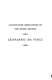 Cover of: Leonardo by Jean Paul Richter