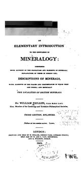 Cover of: An Elementary Introduction to the Knowledge of Mineralogy: Comprising Some Account of the ...