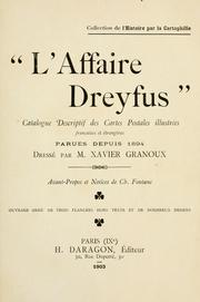 Cover of: "L' Affaire Dreyfus" by Xavier Granoux