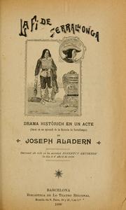 Cover of: fi de Serrallonga: drama histórich en un acte