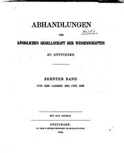 Cover of: Abhandlungen