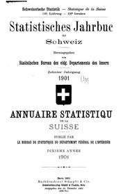 Statistisches Jahrbuch der Schweiz by Switzerland Eidgenössisches Statistisches Bureau , Switzerland Bundesamt für Statistik , Switzerland. Eidgenössisches Statistisches Amt