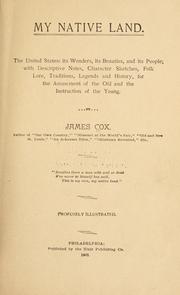 Cover of: My native land by Cox, James