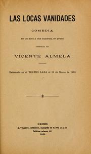 Cover of: Las locas vanidades by Vicente Almela Mengot